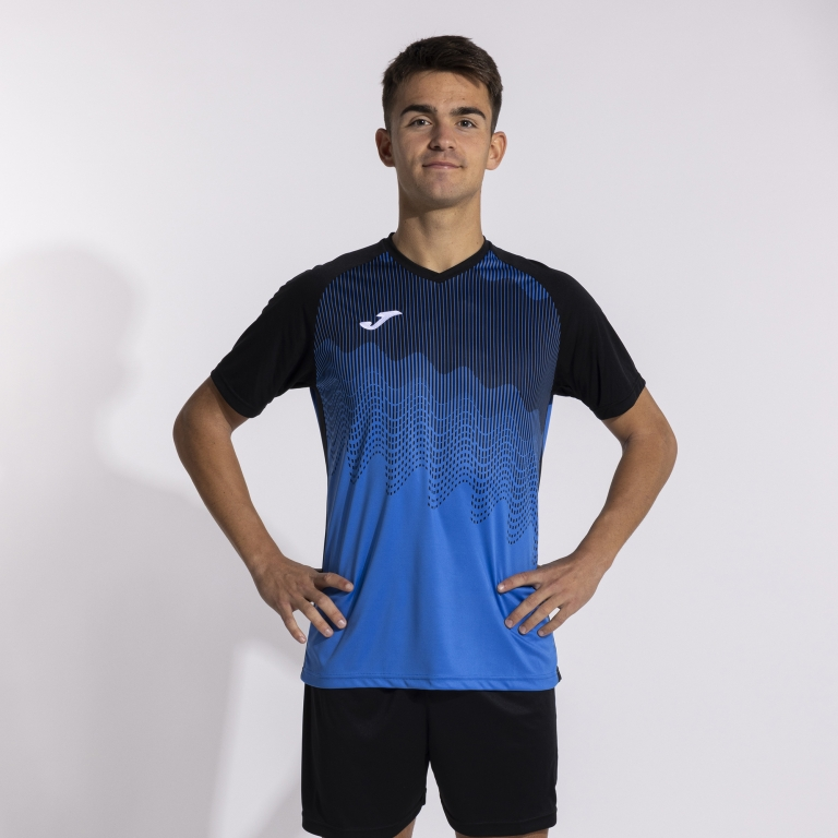 TIGER VI SHORT SLEEVE T-SHIRT ROYAL BLACK