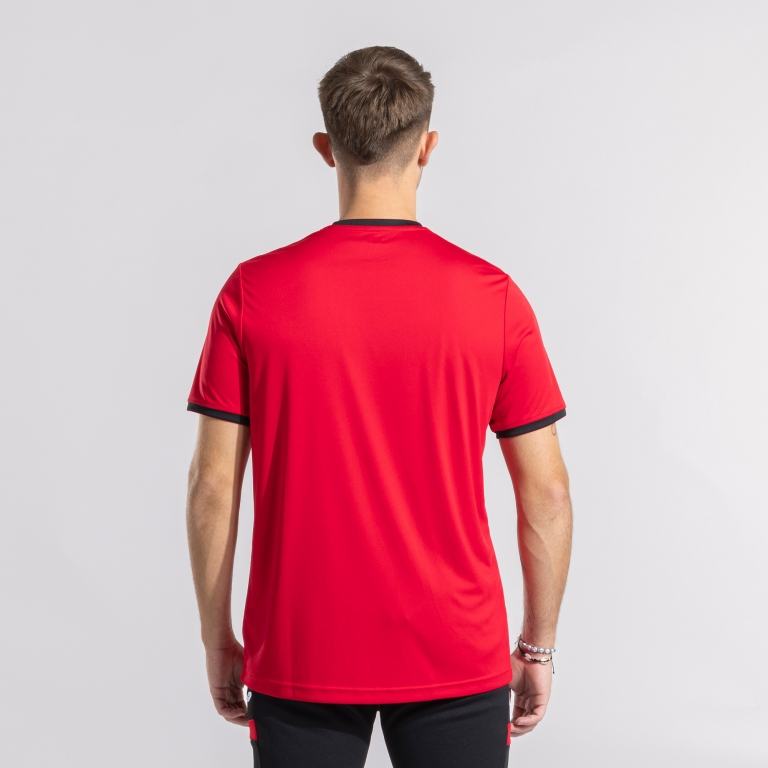 COMBI PREMIUM SHORT SLEEVE T-SHIRT RED BLACK