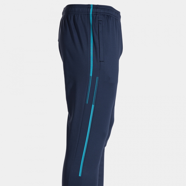 CHAMPIONSHIP VIII LONG PANTS DARK NAVY FLUOR TURQUOISE