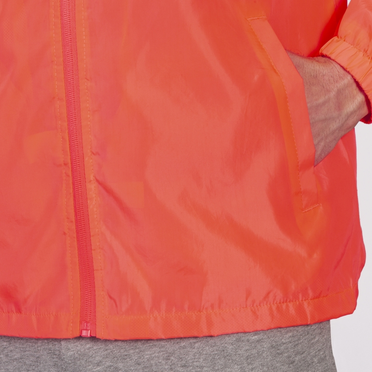 IRIS RAINCOAT DARK ORANGE FLUOR