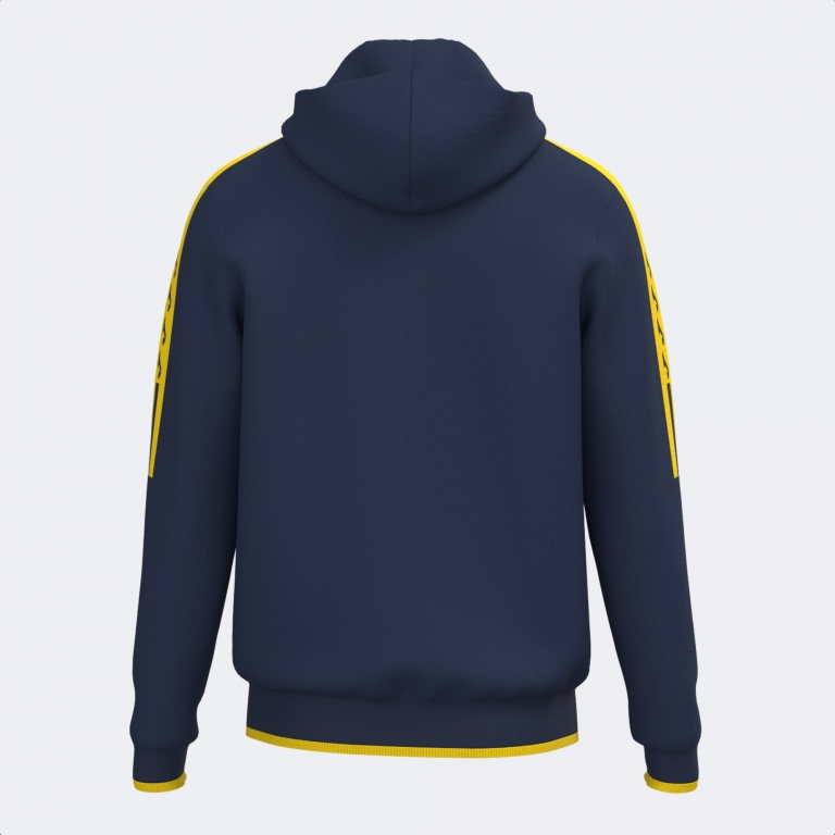 OLIMPIADA ZIP UP HOODIE NAVY YELLOW