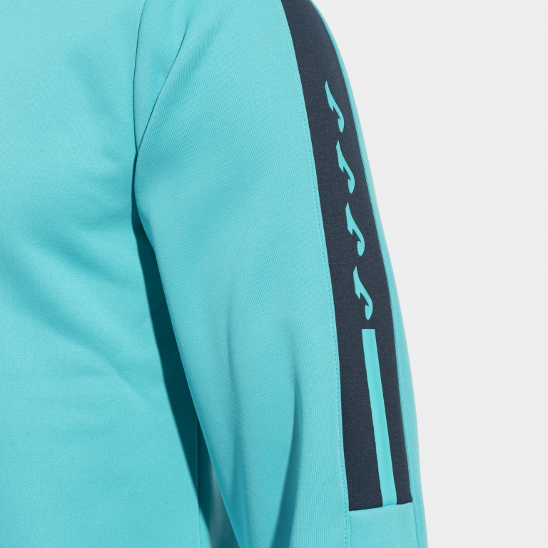OLIMPIADA SWEATSHIRT FLUOR TURQUOISE BLACK