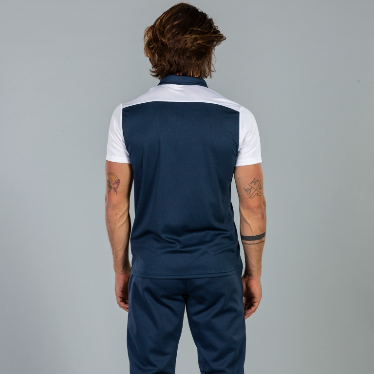 POLO SHIRT HOBBY II NAVY WHITE S/S