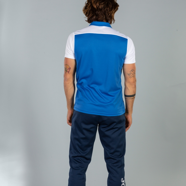 POLO SHIRT HOBBY II ROYAL WHITE S/S
