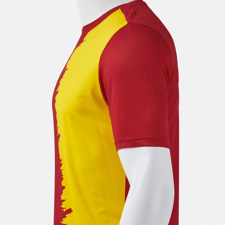 PICASHO SHORT SLEEVE T-SHIRT RED YELLOW