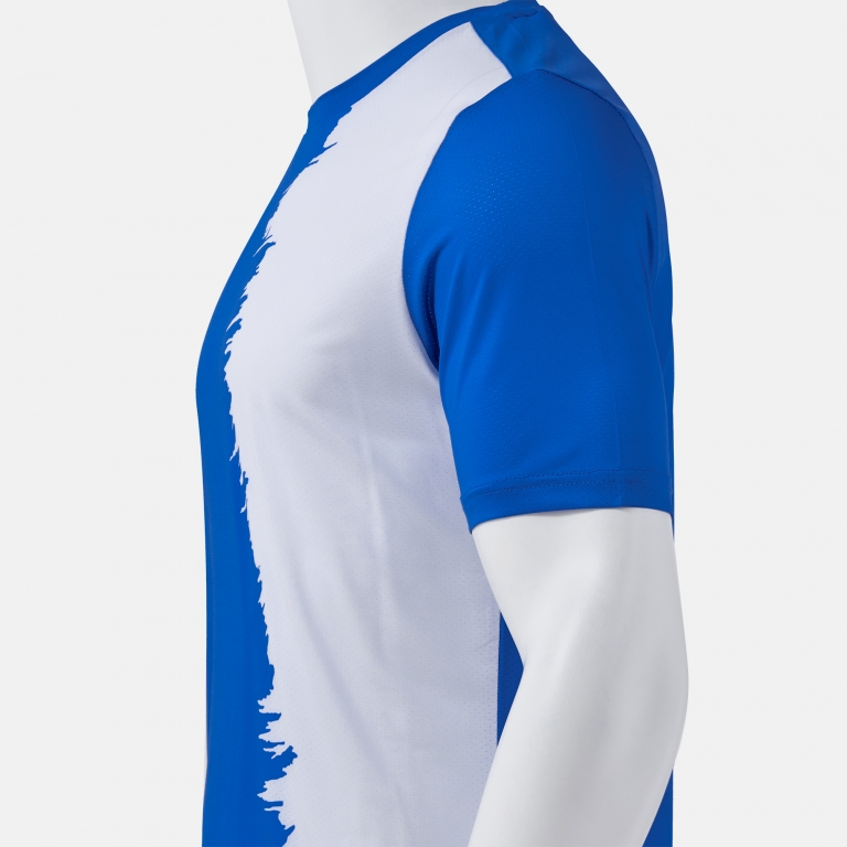 PICASHO SHORT SLEEVE T-SHIRT ROYAL BLUE WHITE