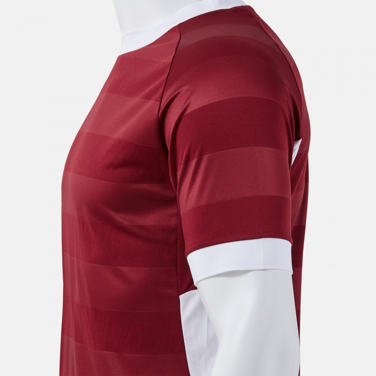 TOLETUM VII SHORT SLEEVE T-SHIRT BURGUNDY WHITE