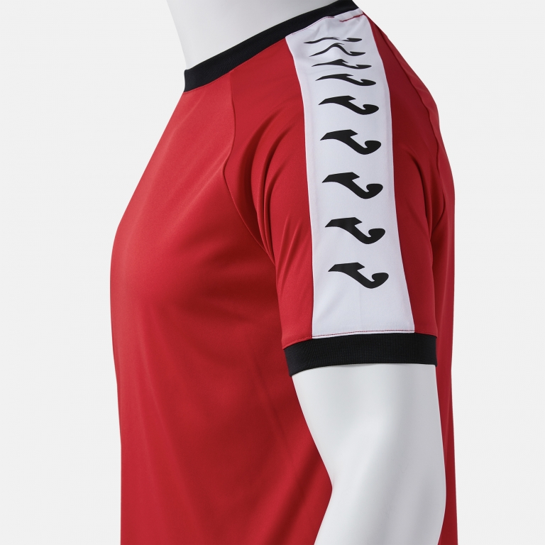 HEROIC SHORT SLEEVE T-SHIRT RED BLACK