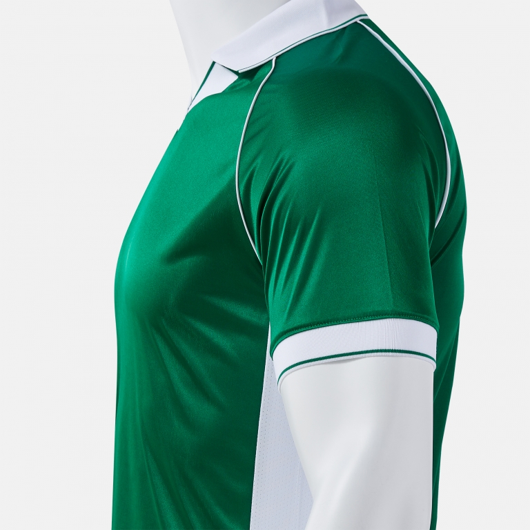 VINTAGE ECO RETRO SHORT SLEEVE T-SHIRT GREEN WHITE