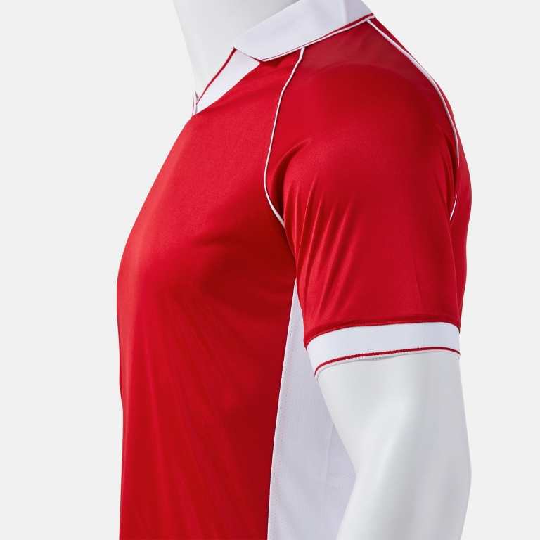 VINTAGE ECO RETRO SHORT SLEEVE T-SHIRT RED WHITE