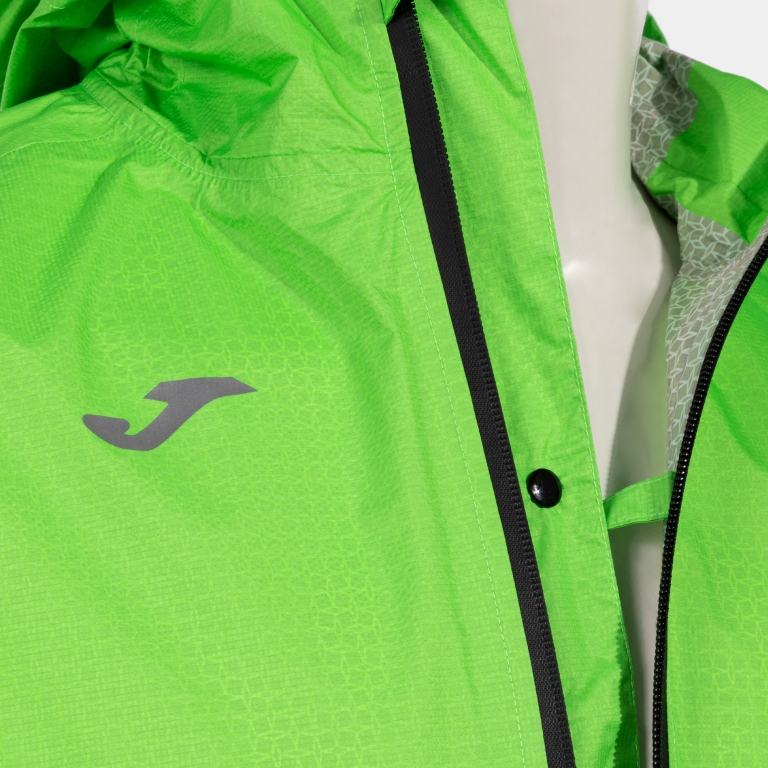 RAIN JACKET COMBI FLUORESCENT GREEN