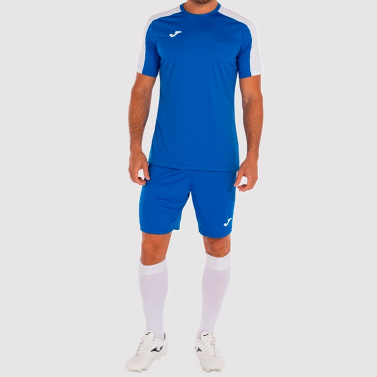 ACADEMY T-SHIRT ROYAL WHITE S/S