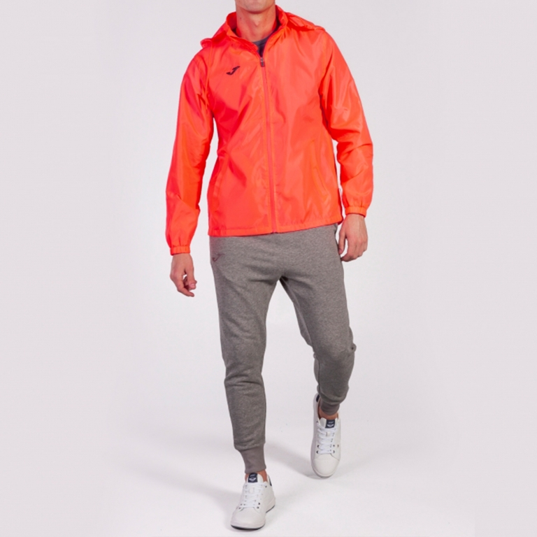 IRIS RAINCOAT DARK ORANGE FLUOR