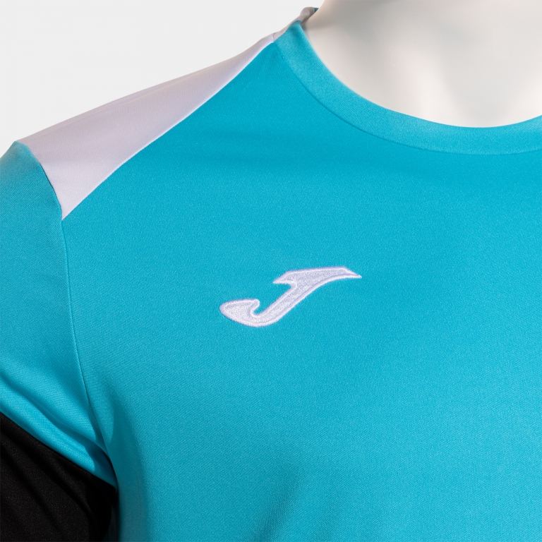 DANUBIO SHORT SLEEVE T-SHIRT TURQUOISE BLACK