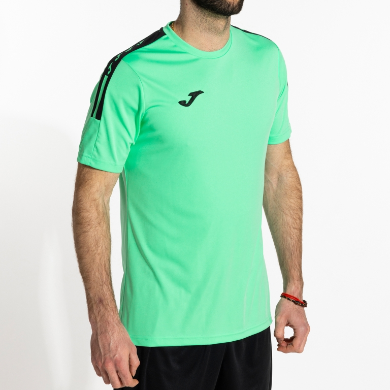 OLIMPIADA SHORT SLEEVE T-SHIRT GREEN BLACK