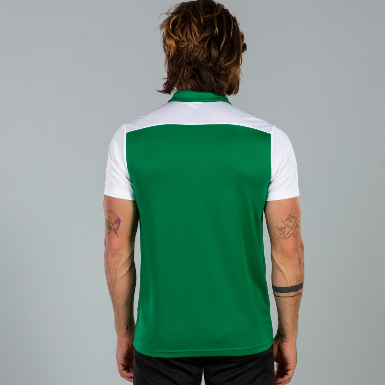 POLO SHIRT HOBBY II GREEN WHITE S/S