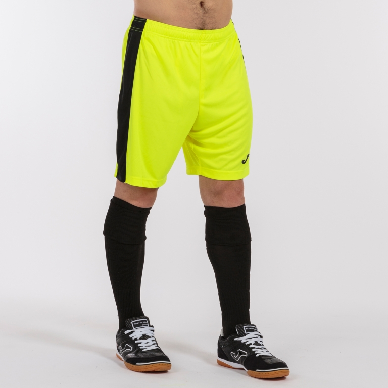 MAXI SHORT FLUOR YELLOW BLACK
