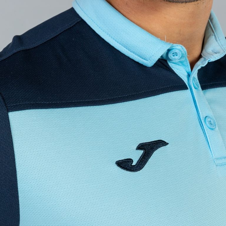 POLO SHIRT HOBBY II SKY BLUE NAVY S/S