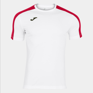 ACADEMY SHORT SLEEVE T-SHIRT WHITE RED 