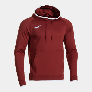 COMBI PREMIUM HOODIE GURGUNDY WHITE