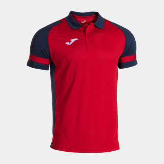 LIDER SHORT SLEEVE POLO RED NAVY BLUE