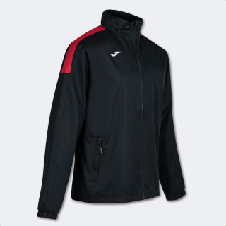 TRIVOR RAINCOAT BLACK RED