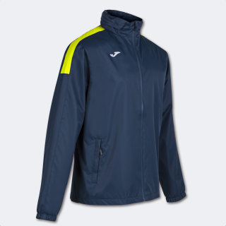 TRIVOR RAINCOAT NAVY FLUOR YELLOW