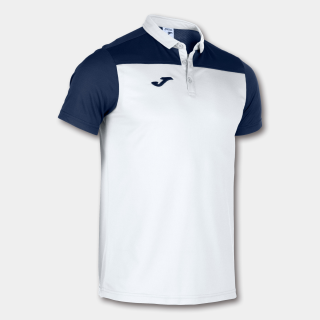 POLO SHIRT HOBBY II WHITE NAVY S/S