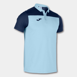 POLO SHIRT HOBBY II SKY BLUE NAVY S/S