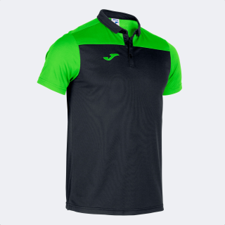 POLO SHIRT HOBBY II BLACK FLUOR GREEN