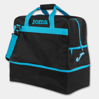 BAG TRAINING III BLACK-FLUOR TURQUOISE -LARGE-
